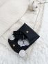 Letter Embossed Coin Purse