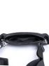 Mini Minimalist Double Zipper Fanny Pack