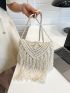 Fringe Decor Crochet Bag