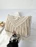 Fringe Decor Crochet Bag