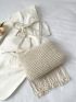 Fringe Decor Crochet Bag