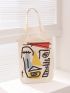 Graphic Large Capacity Shopper Bag