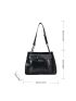 Twist Lock Shoulder Tote Bag