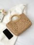 Minimalist Straw Bag