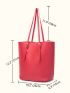 Minimalist Double Handle Bucket Bag