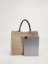 Minimalist Shoulder Tote Bag With Coin Purse