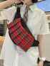 Tartan Pattern Fanny Pack