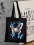 Butterfly Graphic Shopper Bag