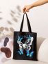 Butterfly Graphic Shopper Bag