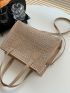 Minimalist Straw Bag