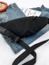 Colorblock Zip Front Waist Bag