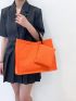 Minimalist Straw Bag With Purse