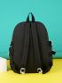 Letter Patch Large Capacity School Bag