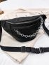 Chain Decor Waist Bag