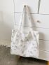 Floral Large Capacity Shopper Bag