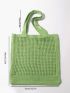 Hollow Out Crochet Tote Bag