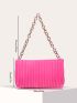 Minimalist Chain Ruched Bag