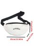 Letter Graphic Fanny Pack