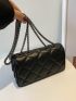 Mini Quilted Flap Chain Square Bag