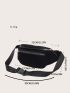 Minimalist Pocket Front Waist Bag