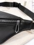 Litchi Embossed Fanny Pack