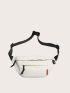 Letter Patch Decor Fanny Pack