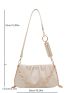 Chain Decor Ruched Bag