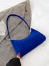 Minimalist Flocked Baguette Bag