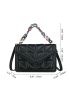 Quilted Chain Decor Flap Square Bag