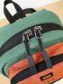 Mini Letter Graphic Colorblock Sling Bag