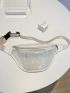 Clear Contrast Binding Fanny Pack