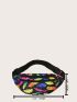 Feather Print Fanny Pack