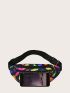 Feather Print Fanny Pack