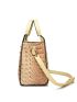 3pcs Crocodile Embossed Top Handle Bag Set With Bag Charm