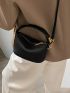 Mini Twist Lock Top Handle Bucket Bag