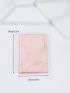 Letter &  Marble Print Passport Case