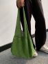 Minimalist Knitting Design Shopper Bag