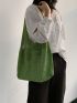 Minimalist Knitting Design Shopper Bag