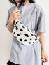 Cow Print Fanny Pack