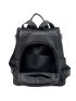 Letter Decor Zip Front Functional Backpack