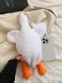 Mini Fluffy Cartoon Duck Design Novelty Bag