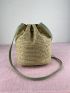 Vacation Design Drawstring Bucket Bag