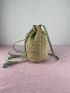 Vacation Design Drawstring Bucket Bag