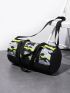 Camo Print Double Handle Duffel Bag