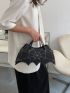 Stitch Design Novelty Top Handle Bag