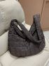 Stylish Quilted Crossbody Hobo Bag Perfect For Work