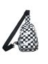 Checkered Pattern Sling Bag