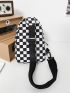 Checkered Pattern Sling Bag