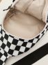 Checkered Pattern Sling Bag