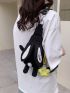 Mini Rabbit Design Sling Bag With Bag Charm